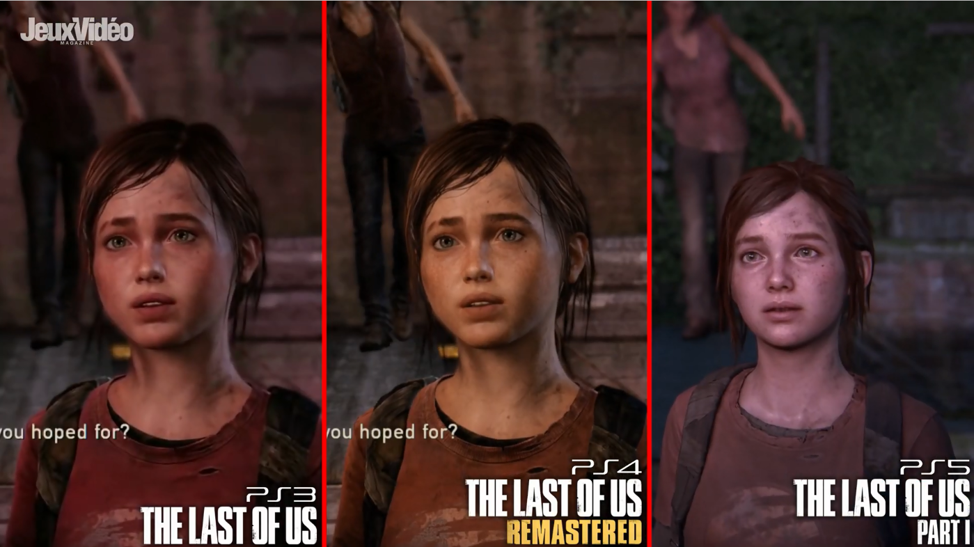 《最後生還者》PS3原版/PS4復刻版/PS5重製版畫面對比