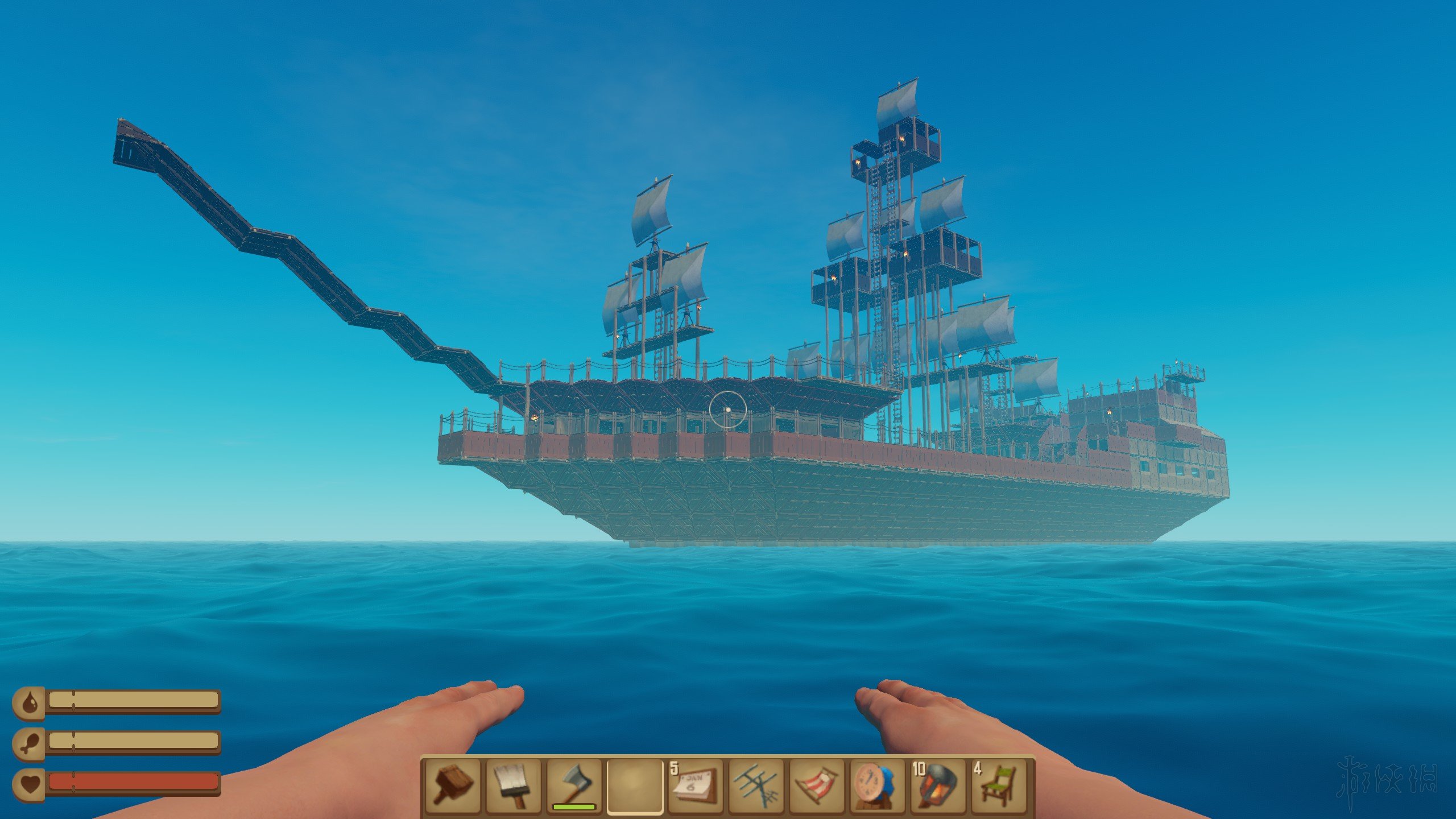 《船長漂流記》raft海盜船建造圖文分享 海盜船怎麼建？