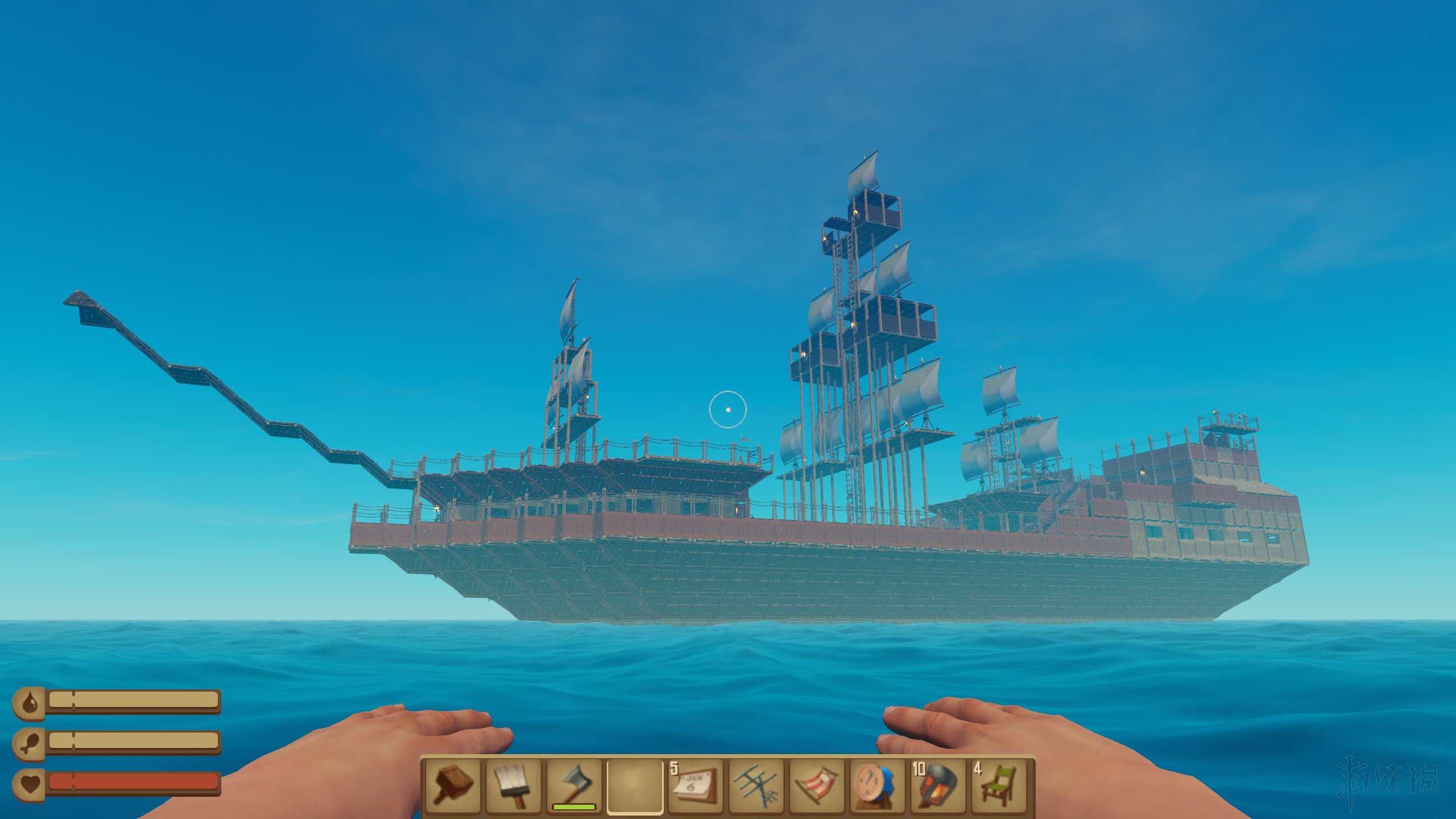 《船長漂流記》raft海盜船建造圖文分享 海盜船怎麼建？