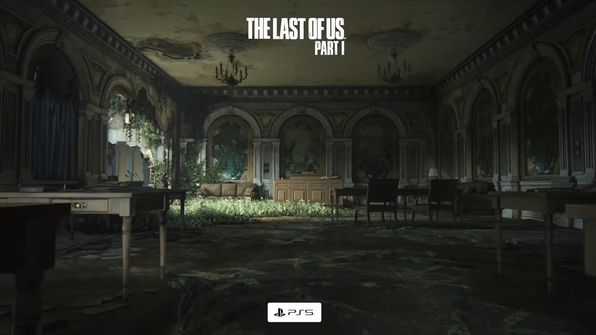 《最後生還者第一部》與PS4重製版議會大廈畫面對比