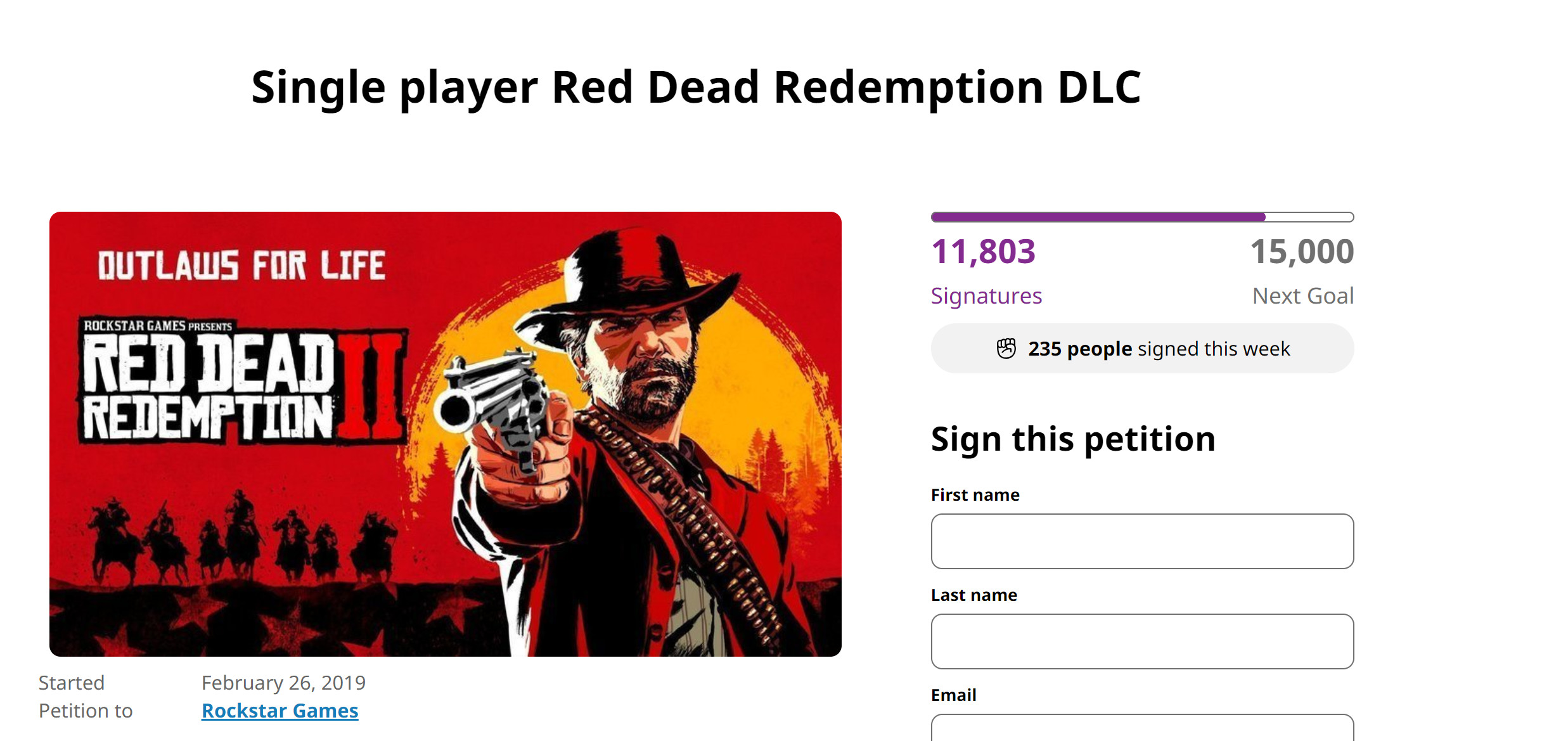 玩家請求《大表哥2》推出單人DLC 請願書簽名超萬人
