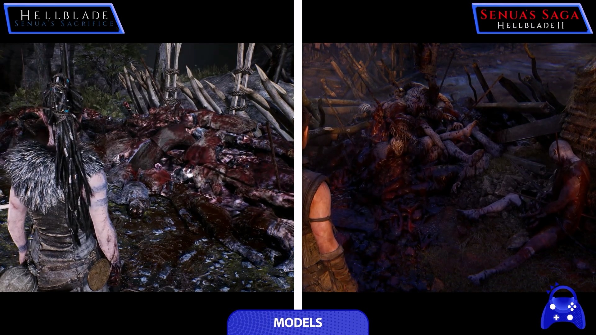 《地獄之刃2》vs前作畫面：提升顯著 視覺效果更出色