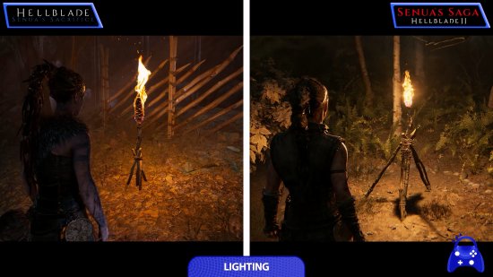 《地獄之刃2》PC最高畫質vs前作：視效進步肉眼可見