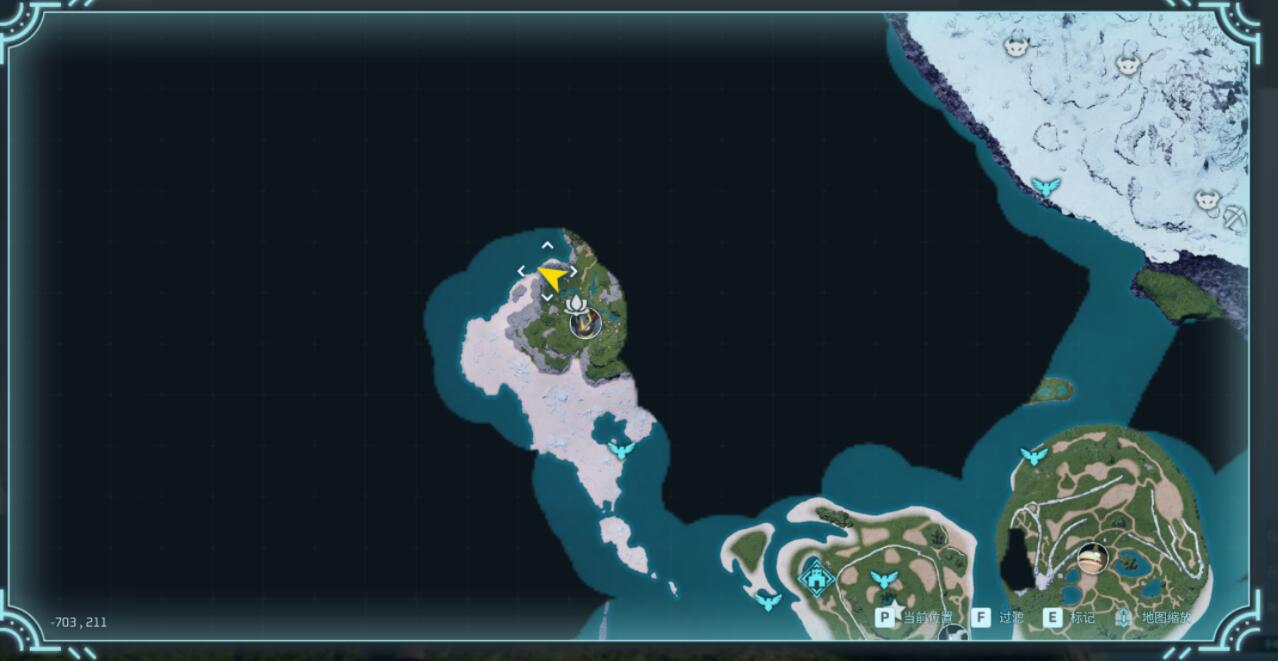 《幻獸帕魯》櫻花島地圖巨大的蛋分布位置