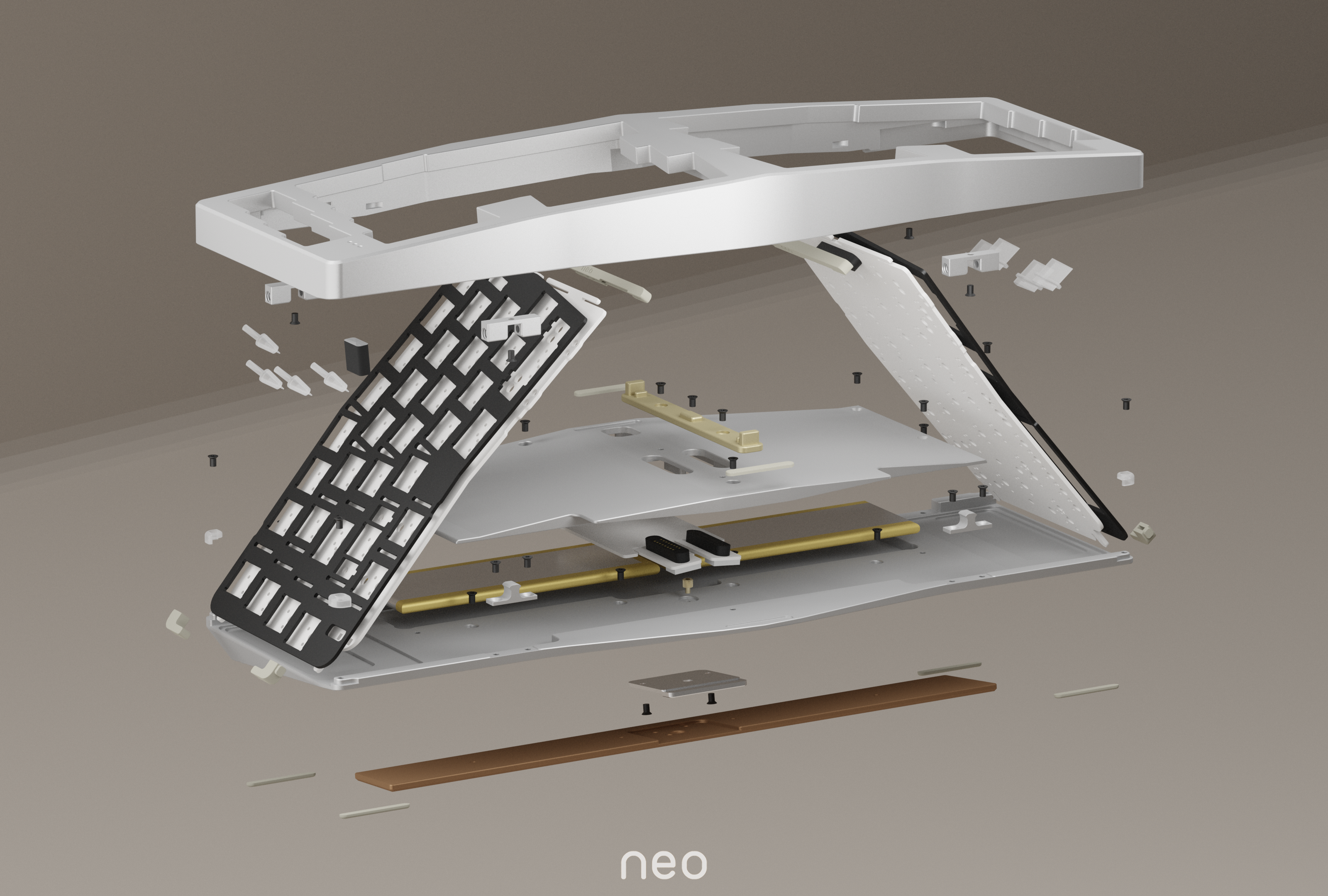客制化鍵盤簡評丨Neo Ergo ：桌面上的人體工學帳篷