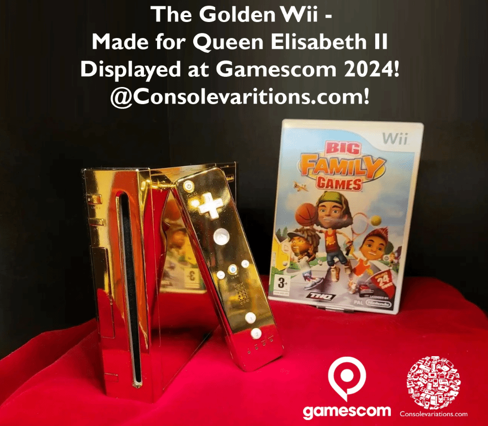 為英國女王設計：鍍金Wii將在本次科隆展首次公開展示