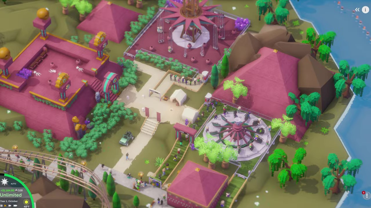 游樂園主題建造模擬《Parkitect》主機版明日上線