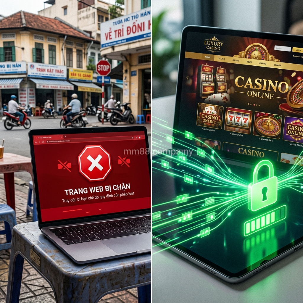 So sánh tình trạng web lỗi bị nhà mạng chặn so với link vào MM88 cực kỳ vượt trội