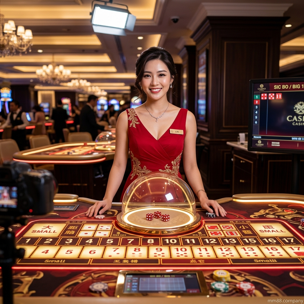 Góc máy nhìn quay tận cảnh 360 độ hệ thống xúc xắc Sicbo minh bạch sòng phẳng của nhà cái tài xỉu MM88