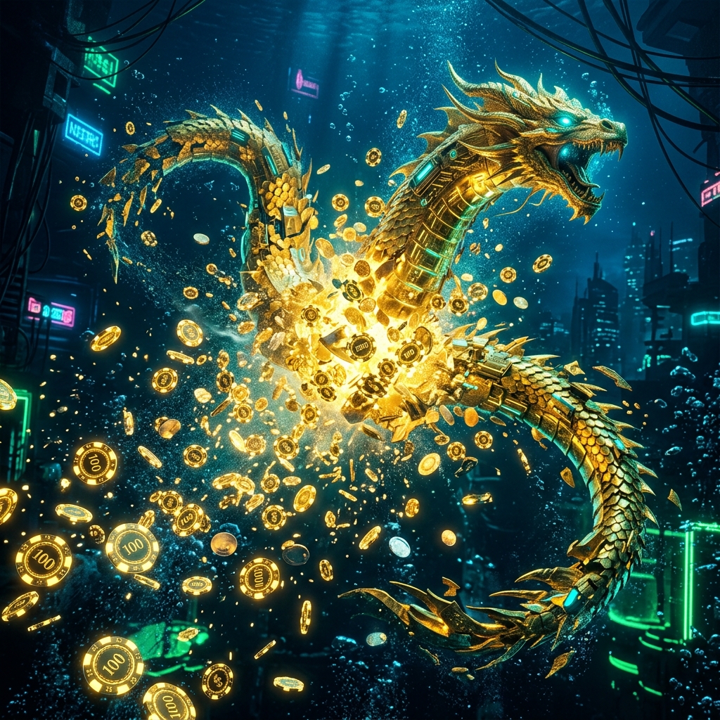 Vụ nổ lớn đáy biển khi Boss Rồng Vang nổ chốt hũ Jackpot Game Bắn Cá MM88